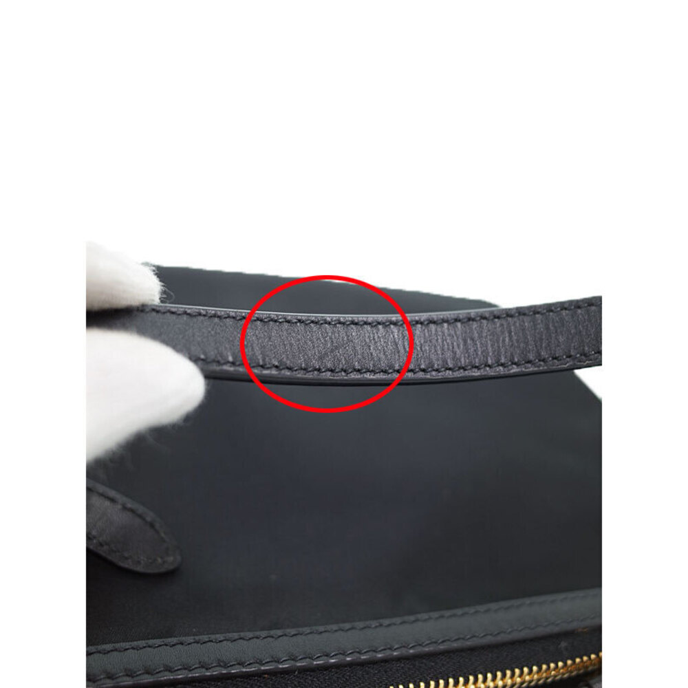 Prada saffiano Black Tessuto leather Crossbody messenger bag - Picture 5 of 9
